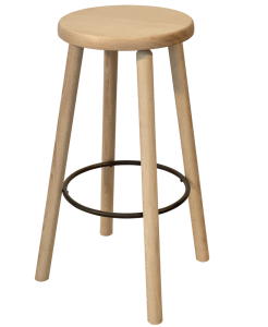 Tabouret bois - Rond - cercle TRADI - Snack